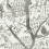 Carta da parati Peacock Block Print York Wallcoverings Charcoal BO6633
