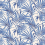 Palm Wallpaper Masureel Cobalt LOT106