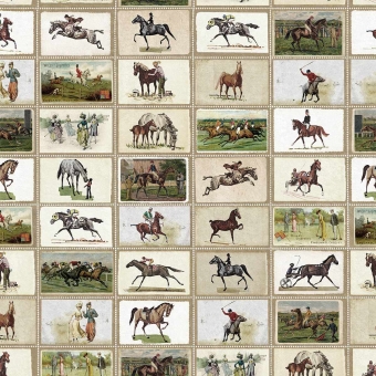 Carta da parati panoramica English Equestrian Stamps