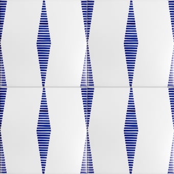Baldosa Bauhaus Blu Tipo 17