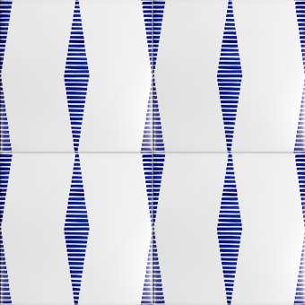 Bauhaus Blu Tipo 17 Tile