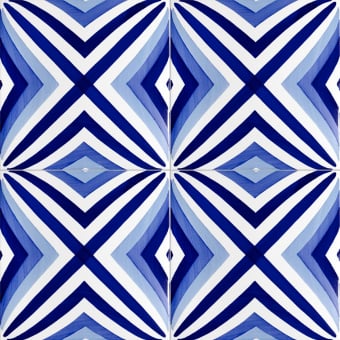 Fliese Bauhaus Blu Tipo 2