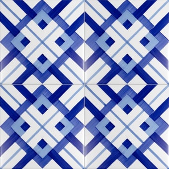 Bauhaus Blu Tipo 20 Tile