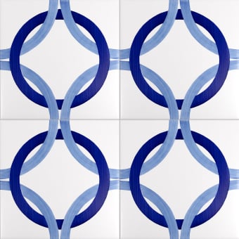 Carreau Bauhaus Blu Tipo 3