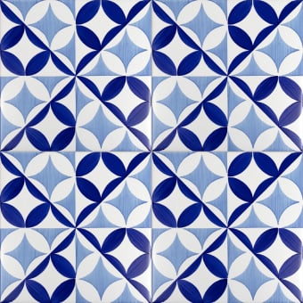 Bauhaus Blu Tipo 4 Tile