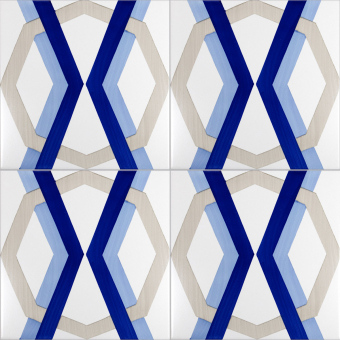 Carreau Bauhaus Tortora Tipo 18