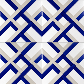 Bauhaus Tortora Tipo 6 Tile Artistico Tipo 6 Mavi Ceramica
