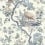 Broughton Rose Wallpaper GP & J Baker Rose/Blue BW45096.1