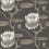 Papel pintado Summer lily Cole and Son Noir 95/4026