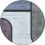 Tapis Jupiter 2 Rond Yo2 Blue JU3.02.3-ZEST FELT-350