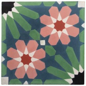 Summer Flower cement Tile