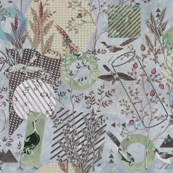 Papier peint panoramique Bird's Playground