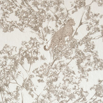 Camouflage Wallpaper Crème Juliet Travers