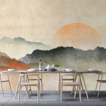 Papier peint panoramique Akaishi Beige Walls by Patel
