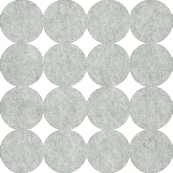 Modern Circles Acoustical Wallcovering Greige York Wallcoverings
