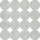 Modern Circles Akustische Wandbekleidung York Wallcoverings Snow QWS1015