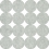 Modern Circles Akustische Wandbekleidung York Wallcoverings Snow QWS1015