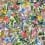 Papier peint Poppy Meadow Rebel Walls Rainbow R18121