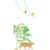 Carta da parati panoramica Jungle Little Cabari 150x330 cm - 3 lés - Partie B DM-ST-H330X150-JUN-VER-B