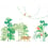 Papier peint panoramique Jungle Little Cabari 450x330 cm - 9  lés - Parties ABC DM-ST-H330X450-JUN-VER