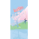 Carta da parati panoramica Sakura Little Cabari 150x330 cm - 3 lés - Partie A DM-ST-H330X150-SAK-ROS-A