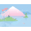 Carta da parati panoramica Sakura Little Cabari 450x330 cm - 9  lés - Parties ABC DM-ST-H330X450-SAK-ROS