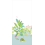 Papeles pintados panorámico Botanique rosa Little Cabari 150x330 cm - 3 tiras - Parte C DM-ST-H330X150-BOT-ROS-C