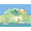 Carta da parati panoramica Prithvi Opacoa blu Little Cabari 450x330 cm - 9  lés - Parties ABC DM-ST-H330X450-PRI-BLE