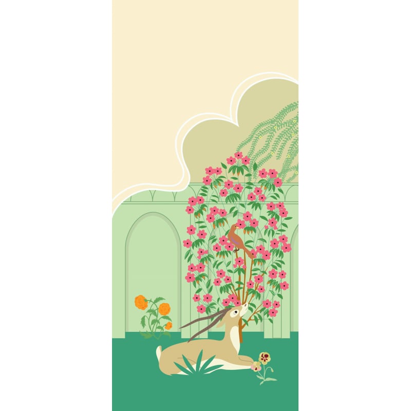 Panoramatapete Prithvi Mata Rose Little Cabari