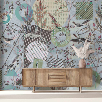 Papier peint panoramique Bird's Playground Papier peint panoramique Bird's Playground