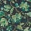 Papier peint Amanpuri Sanderson Midnight/Eucalyptus DOSW217044