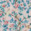 Papier peint Caverley Sanderson Rose/French Blue DOSW217035