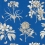 Papel pintado Etchings & rosas Sanderson French blue DOSW217053