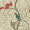 Carta da parati Squirrel & Dove Sanderson Teal/Red DVIWSQ102