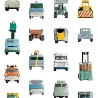 Papier peint Work Vehicles Multicolore Studio Ditte
