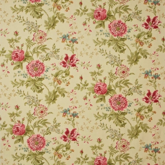 Elouise Fabric Willow/Pink Sanderson