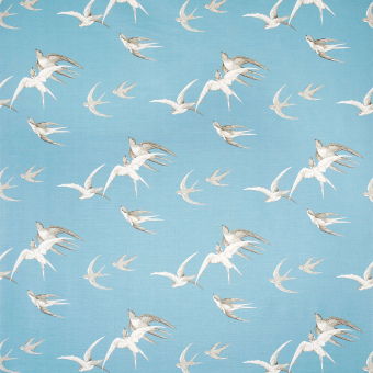 Swallows Fabric