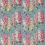 Hollyhocks 2 Fabric Sanderson Petrol Blue/Multi DVIN224310