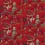 Tissu Pagoda River Sanderson Red/Gold DVIPPA203