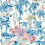 Bamboo & Birds Wallpaper Sanderson China Blue /Lotus Pink DWAW217129