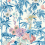 Carta da parati Bamboo & Birds Sanderson China Blue /Lotus Pink DWAW217129