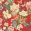 Papier peint Emperor Peony Sanderson Cinnabar Red DWAW217119