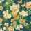 Papel pintado Emperor Peony Sanderson Midnight/Apricot DWAW217120