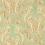 Papel pintado Voyaging Koi Sanderson Oriental Green/Honey DWAW217114