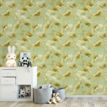 Lotus Leaf Wallpaper