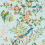 Carta da parati Chinoiserie Hall Sanderson Dawn Blue/Persimmon DWAW217112