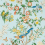 Chinoiserie Hall Wallpaper Sanderson Dawn Blue/Persimmon DWAW217112