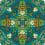 Papel pintado Emerald Forest Clarke and Clarke Teal W0129/05