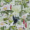 Waterlily Wallpaper Clarke and Clarke Dove W0137/02