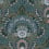 Papier peint Winston - Posy Eijffinger Turquoise 316015